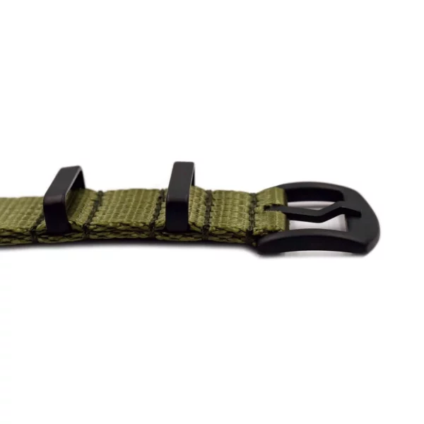 WB Original Strapazierfähiges Nylon-Uhrenarmband - Olivgrün – Bild 3