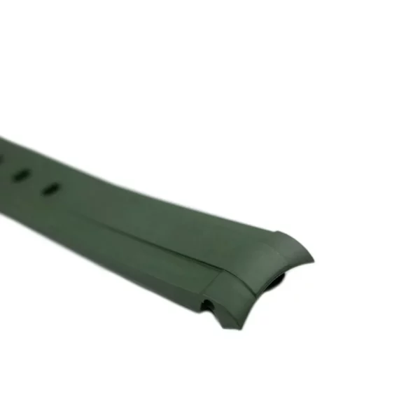 WB Original Kautschuk-Uhrenarmband - abgerundetes Ende - Grün – Bild 2