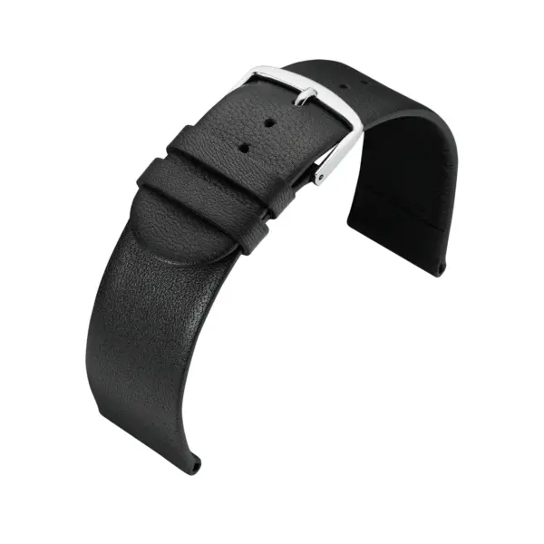 Eulit Schafnappa Uhrenarmband (604) - Schwarz