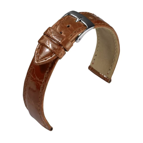 Barington Kroko Uhrenarmband (896) - Goldbraun