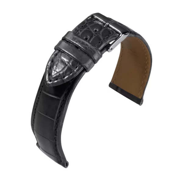 Barington Louisiana Kroko Uhrenarmband (644) - Grau