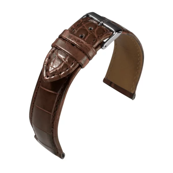 Barington Louisiana Kroko Uhrenarmband (644) - Goldbraun