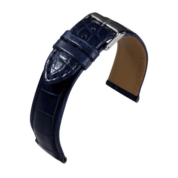 Barington Louisiana Kroko Uhrenarmband (644) - Blau