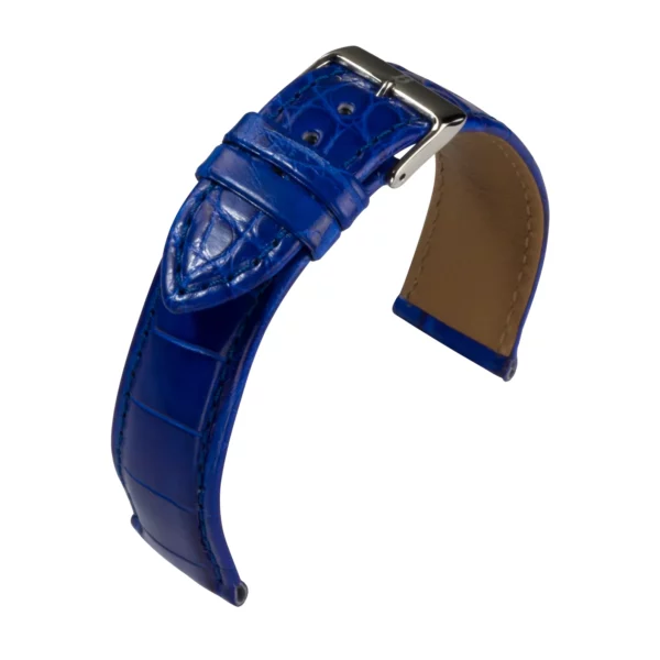 Barington Louisiana Kroko Uhrenarmband (644) - Königsblau