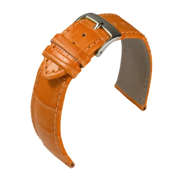 Barington Kroko-Print Uhrenarmband (890) - Orange