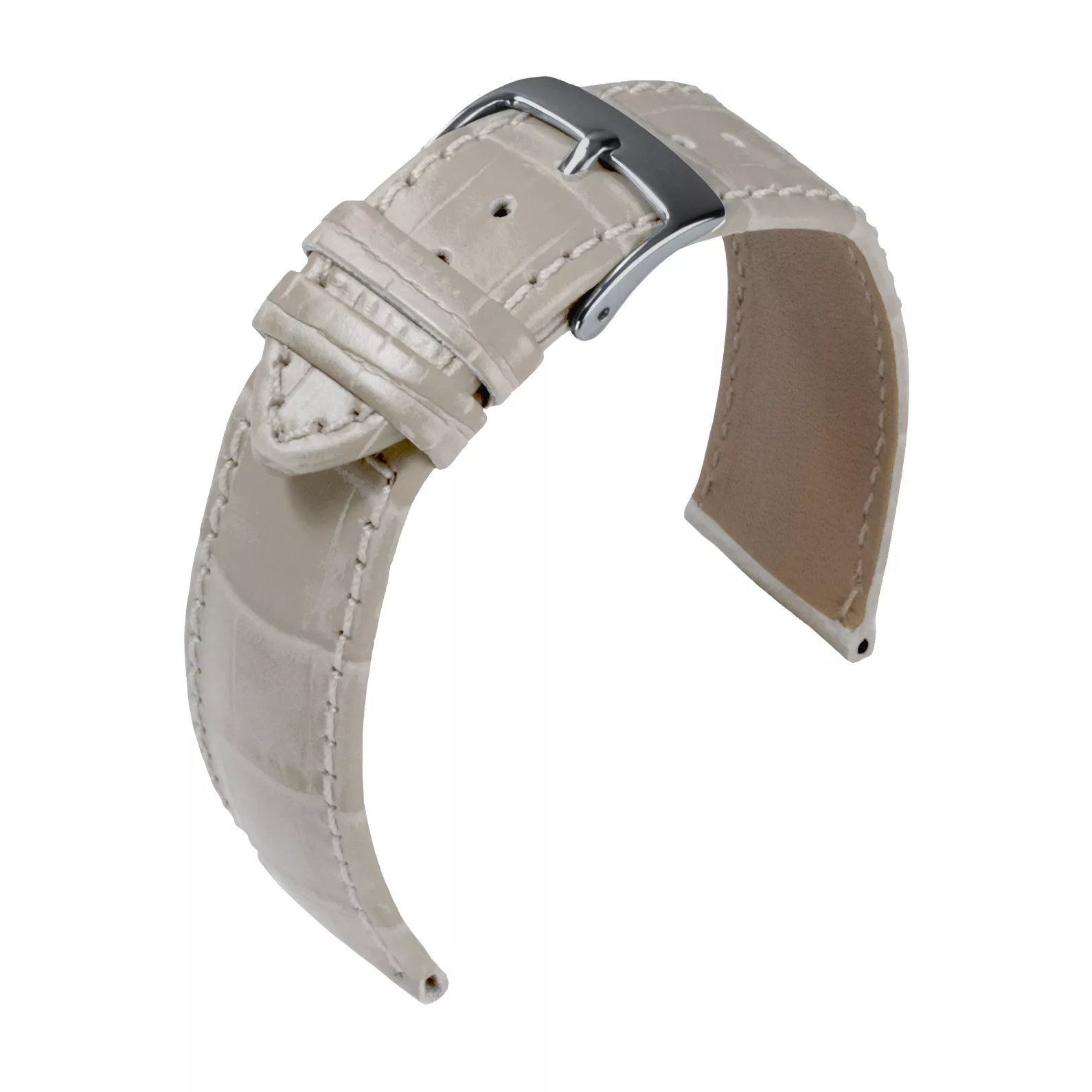 Barington Kroko-Print Uhrenarmband (890) - 18 Farben - 13 Stegbreiten - Picture 7 of 18