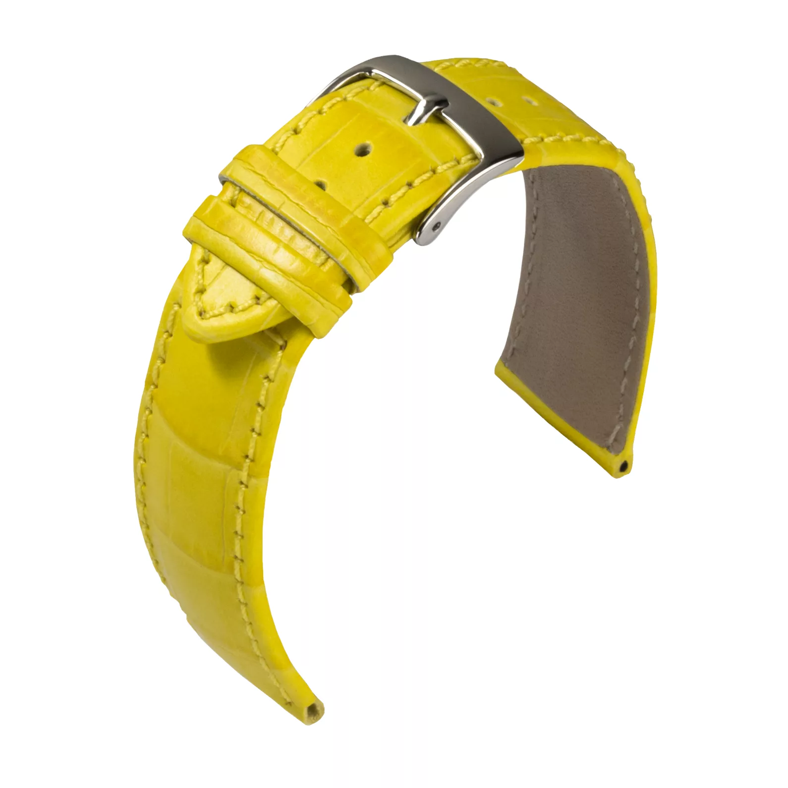 Barington Kroko-Print Uhrenarmband (890) - 18 Farben - 13 Stegbreiten - Picture 2 of 18