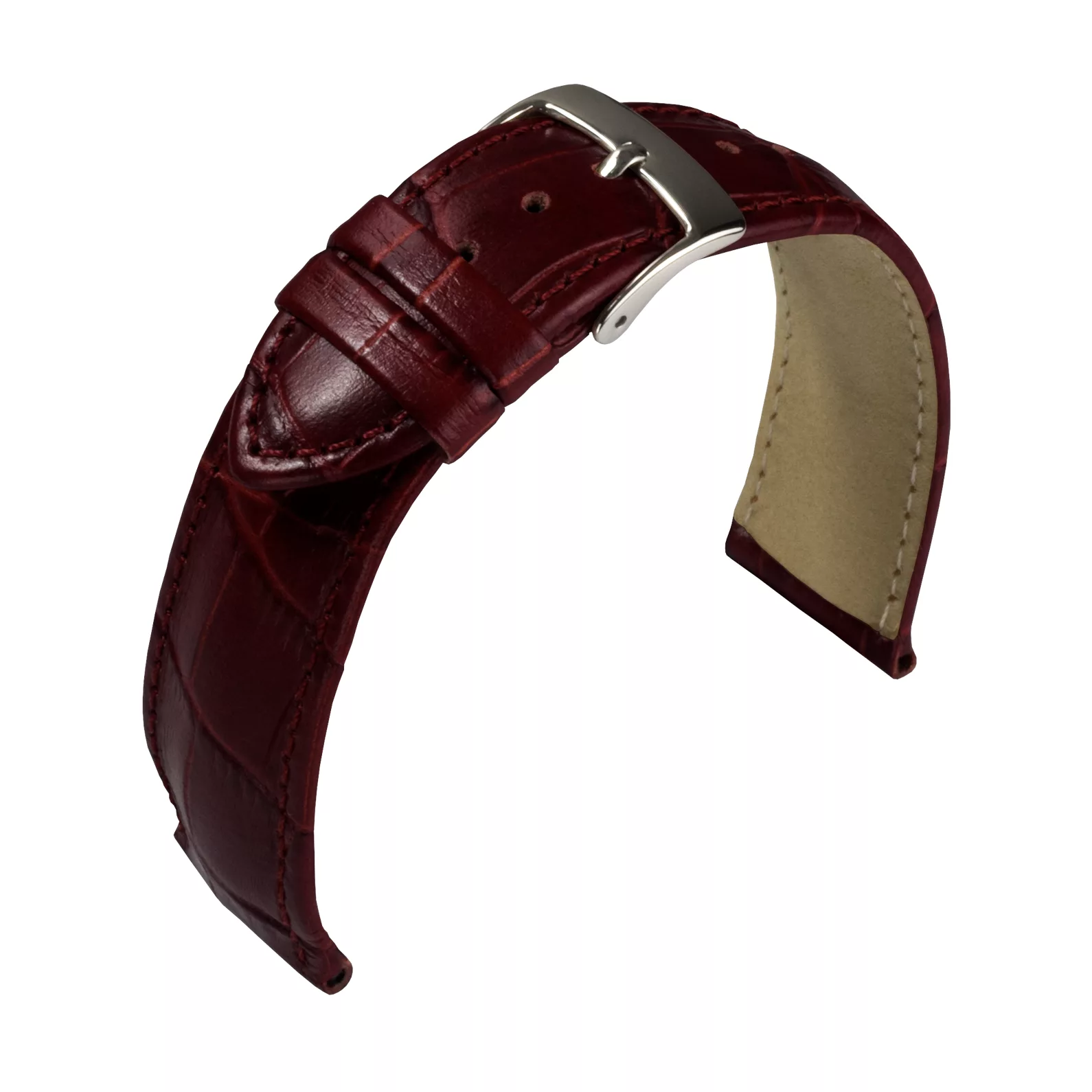 Barington Kroko-Print Uhrenarmband (890) - 18 Farben - 13 Stegbreiten - Picture 12 of 18
