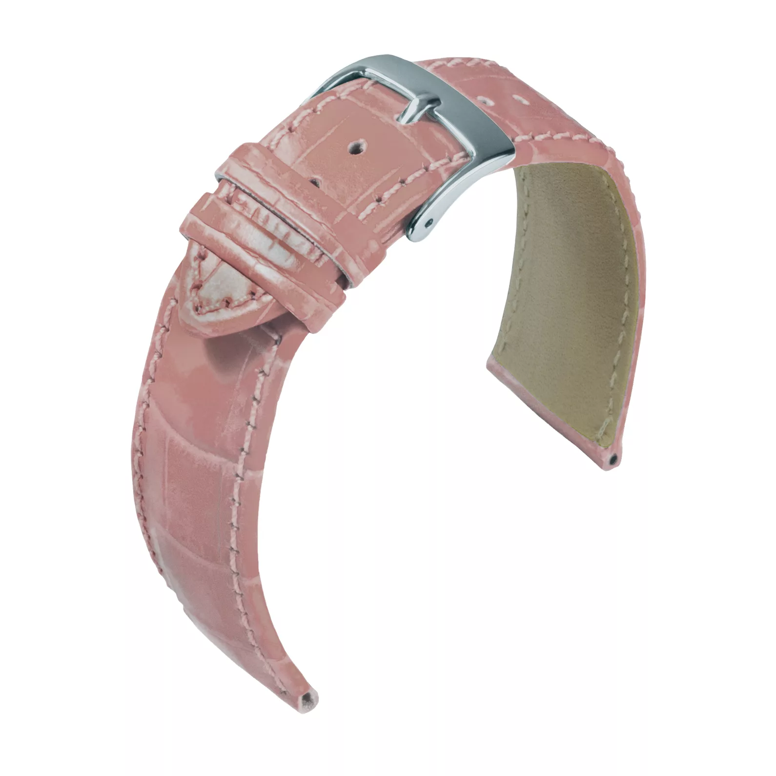 Barington Kroko-Print Uhrenarmband (890) - 18 Farben - 13 Stegbreiten - Picture 13 of 18