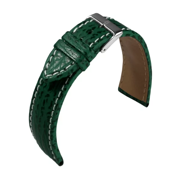 Barington Haifischleder-Uhrenarmband (617) - Grün