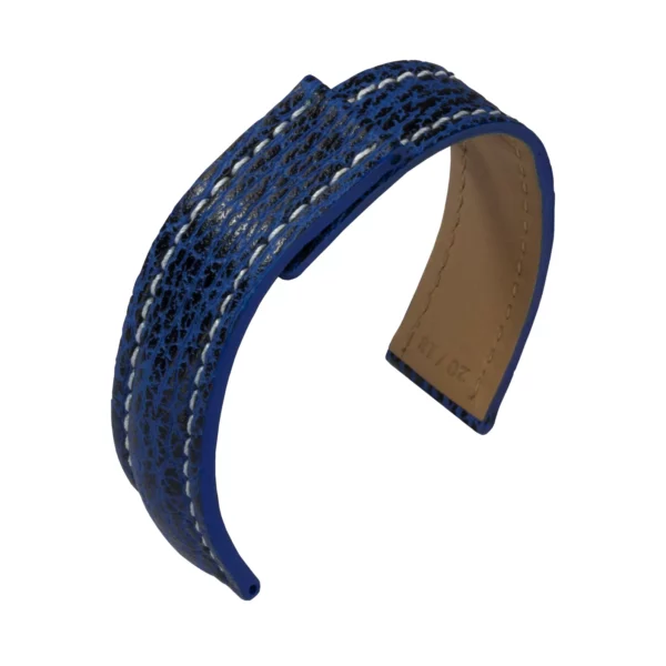 Barington Hai Uhrenarmband für Faltschließen (217) - Königsblau