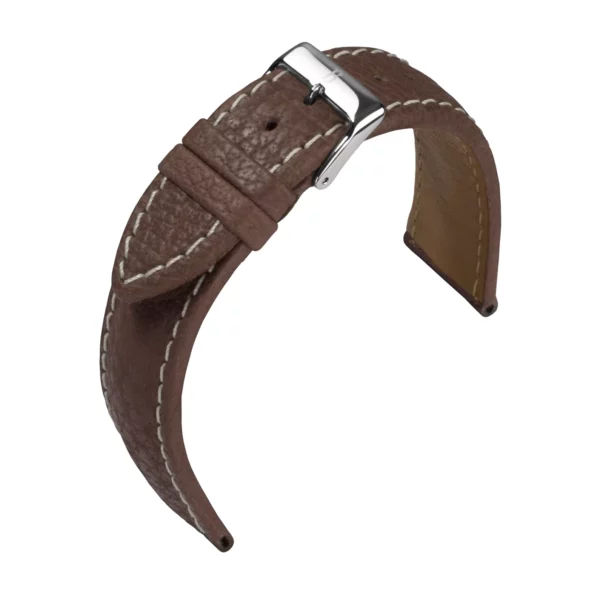 Barington Wasserbüffel Leder-Uhrenarmband (650) - Tabak