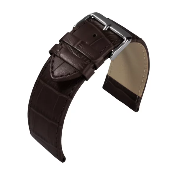 Eulit Big Fashion Uhrenarmband (842) - Dunkelbraun