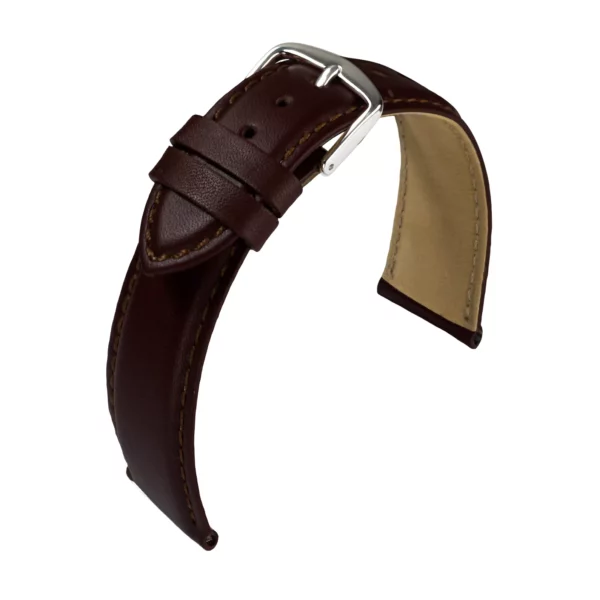 Eulit Büffelkalb Uhrenarmband (8002) - Dunkelbraun