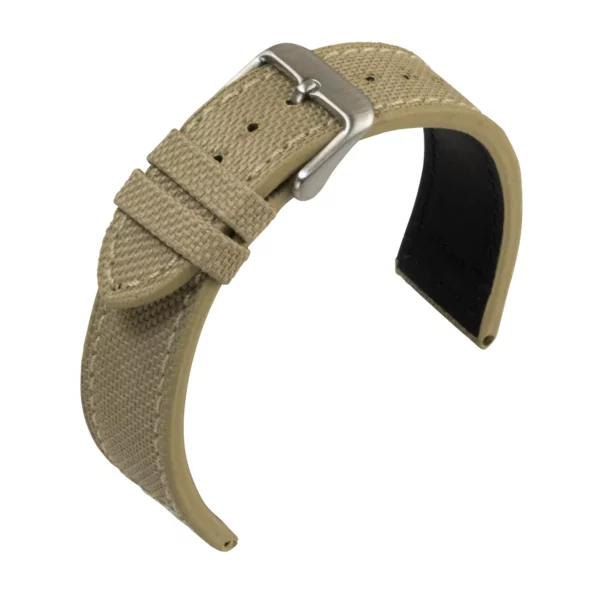 Eulit Canvas Uhrenarmband (230) - Beige