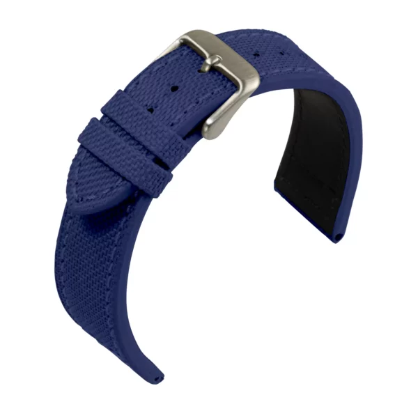 Eulit Canvas Uhrenarmband (230) - Blau