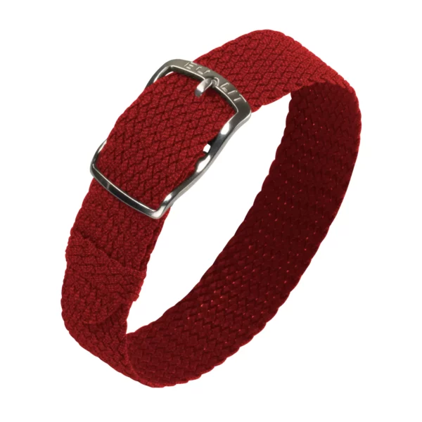 Eulit Kristall Perlon-Uhrenarmband (301) - Rot