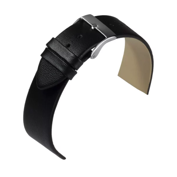Eulit Nappa Design Uhrenarmband (280) - Schwarz