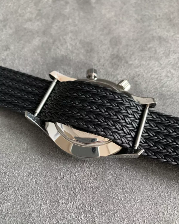 Eulit Atlantic Perlon-Uhrenarmband (306) - Schwarz/Rot – Bild 5