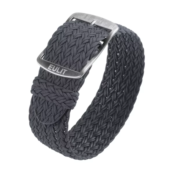 Eulit Atlantic Perlon-Uhrenarmband (306) - Grau
