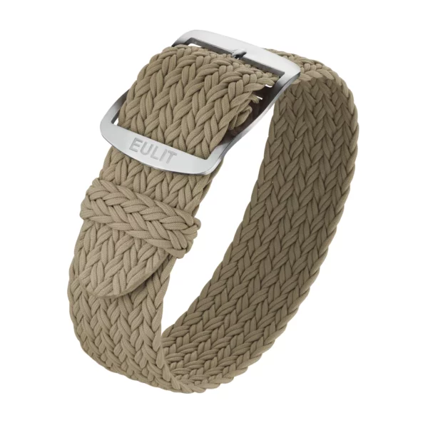Eulit Atlantic Perlon-Uhrenarmband (306) - Beige