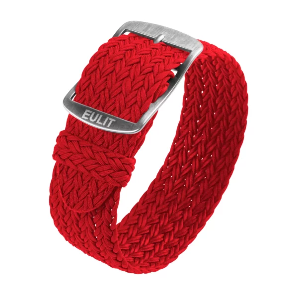 Eulit Atlantic Perlon-Uhrenarmband (306) - Rot