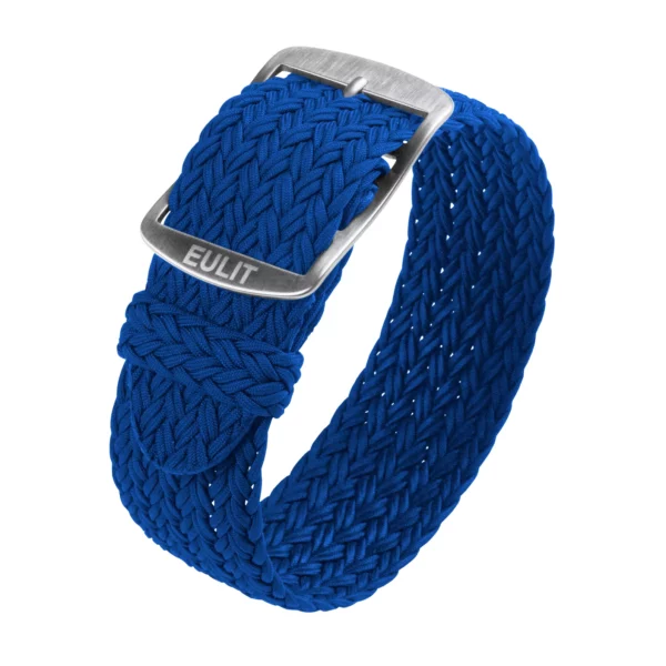 Eulit Atlantic Perlon-Uhrenarmband (306) - Blau
