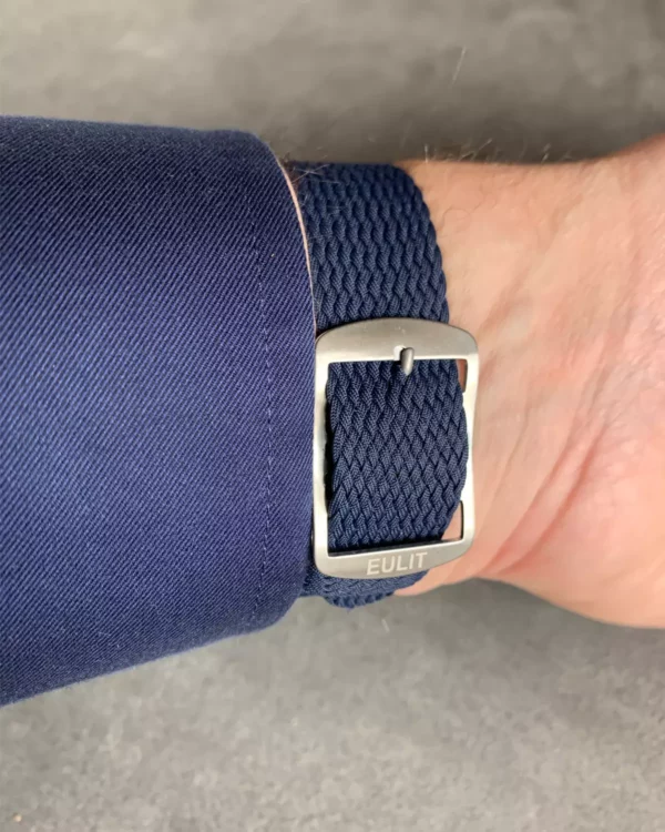Eulit Baltic Perlon-Uhrenarmband (302) - Grau – Bild 5