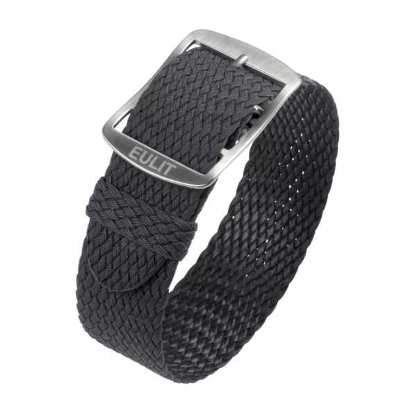 Eulit Baltic Perlon-Uhrenarmband (302) - Grau