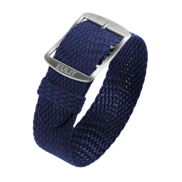 Eulit Baltic Perlon-Uhrenarmband (302) - Marineblau