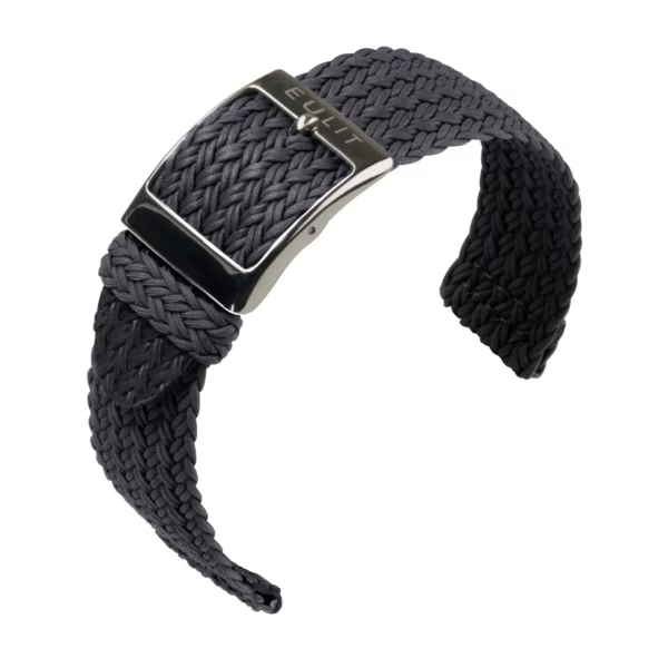 Eulit Palma Pacific Perlon-Uhrenarmband 2-teilig (314) - Grau