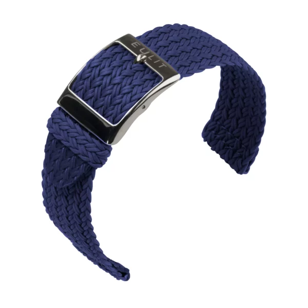 Eulit Palma Pacific Perlon-Uhrenarmband 2-teilig (314) - Marineblau