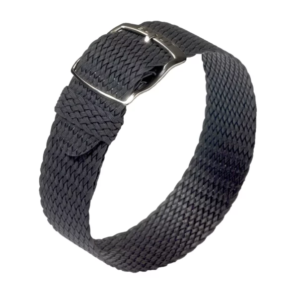 Eulit Panama Perlon-Uhrenarmband (303) - Grau