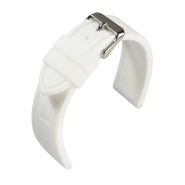Eulit Silichron Uhrenarmband (156) - Weiß