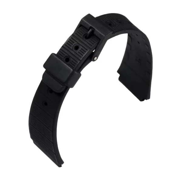 Eulit Silicon Uhrenarmband (128) - Schwarz