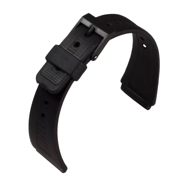 Eulit Silicon Uhrenarmband (129) - Schwarz