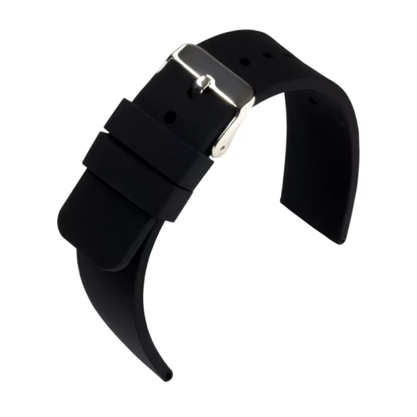 Eulit Silicon Uhrenarmband (151) - Schwarz