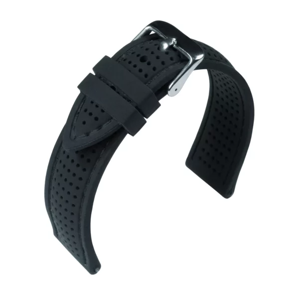 Eulit Silicon Air Uhrenarmband (158) - Schwarz