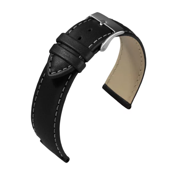 Eulit Taurus Uhrenarmband (342) - Schwarz/Weiß