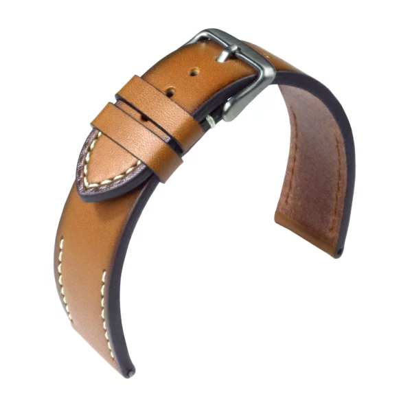 Eulit Woodstock Uhrenarmband (6015) - Hellbraun