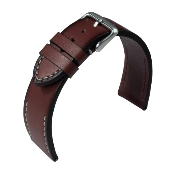 Eulit Woodstock Uhrenarmband (6015) - Dunkelbraun