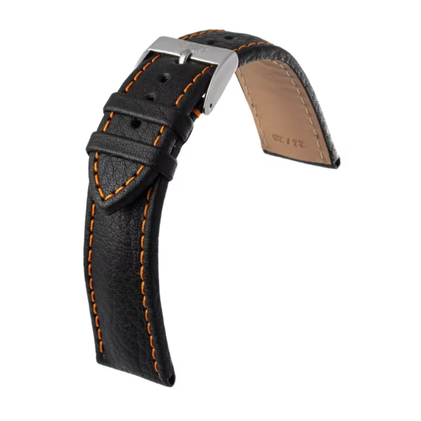 Eulux Imperator Uhrenarmband (479) - Schwarz/Orange