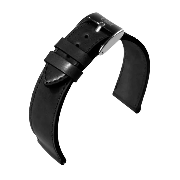Eulux Shell Cordovan Uhrenarmband (484) - Schwarz