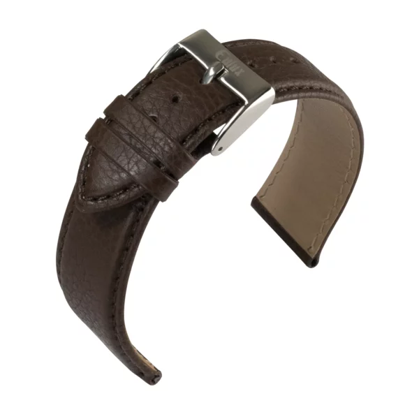 Eulux Olive Uhrenarmband (170) - Dunkelbraun