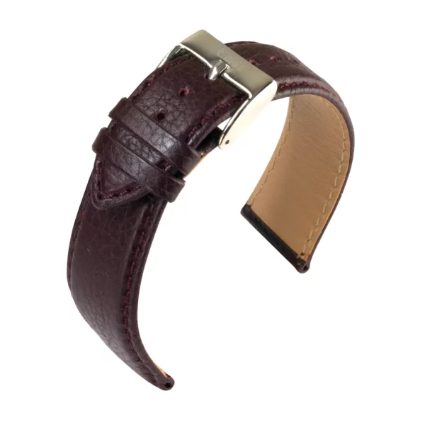 Eulux Olive Uhrenarmband (170) - Burgunderrot