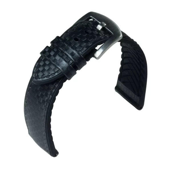 Eutec Carbon Uhrenarmband (172) - Schwarz