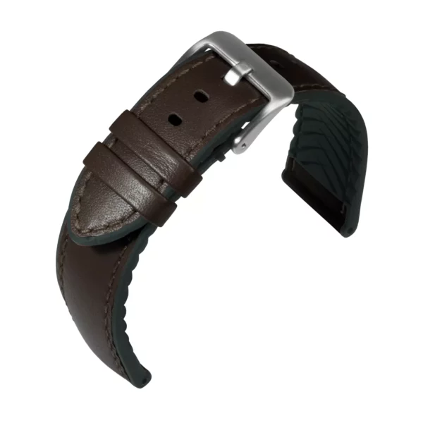 Eutec Waterproof Uhrenarmband (170) - Dunkelbraun