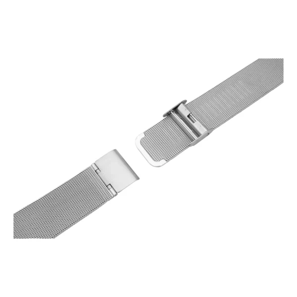 Pebro Milanaise-Armband - Edelstahl - 0,4 (935) - Silber – Bild 3