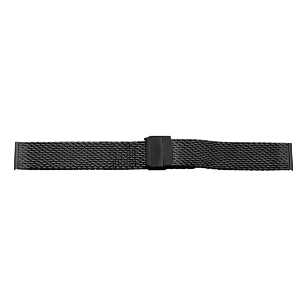 Pebro Milanaise-Armband - Edelstahl - 0,8 (336) - Dunkelgrau