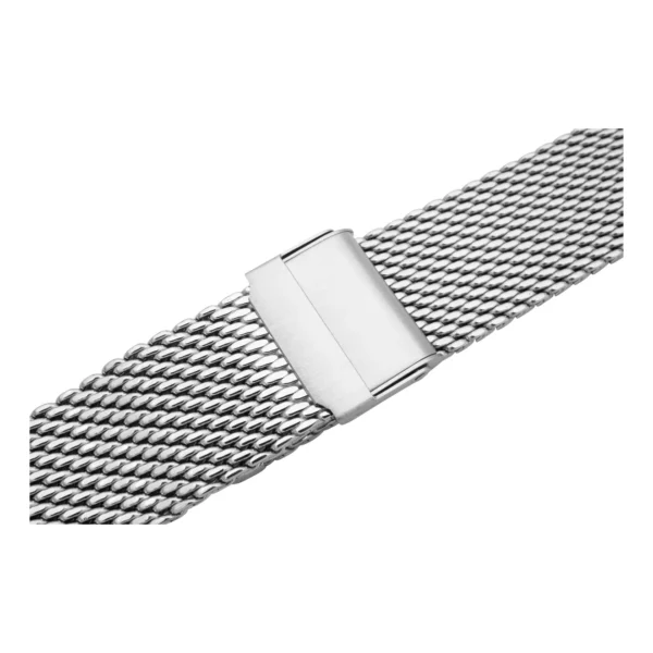 Pebro Milanaise-Armband - Edelstahl - 0,8 (337) - Silber – Bild 2